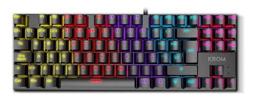 Teclado Kasic Tkl Mechanical Rainbow Gaming Keyboard Febo
