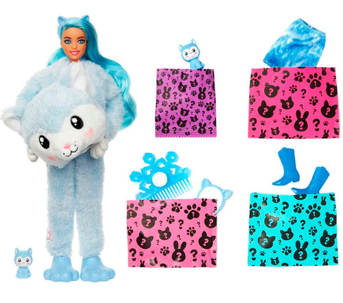 Barbie Cutie Reveal Husky Mattel Muñeca Hjl63