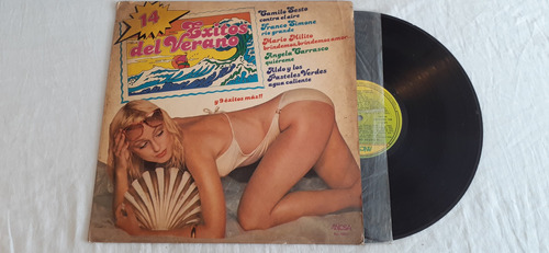 14 Exitos De Verano Varios Aldo Pasteles Verdes Vinilo Ex