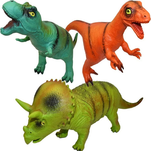 Dinosaurio Extra Grande Goma Plastisol  Juguete Resistente