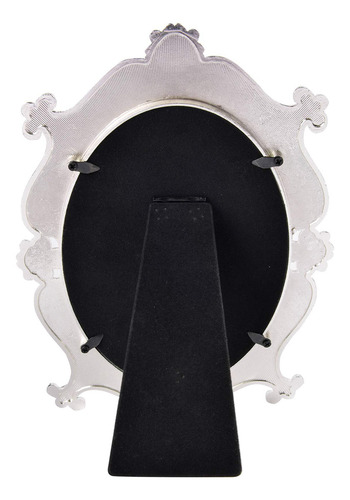 Espejo De Mesa Vintage Ovalado Decorativo Con Soporte