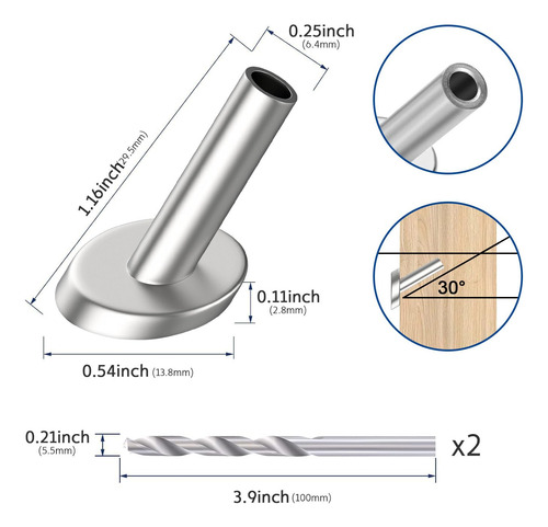 Juego De 20 Pares De Barandillas De Cable Tensor Quicklock50