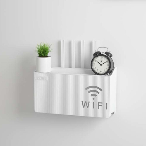 Caja De Almacenamiento De Enrutador Wifi Pared De Estante De