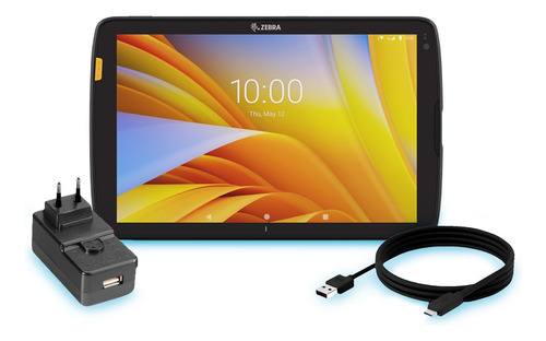 Kit Zebra Tablet Coletor Dados Et40 8 Pol. Com Cabo E Fonte