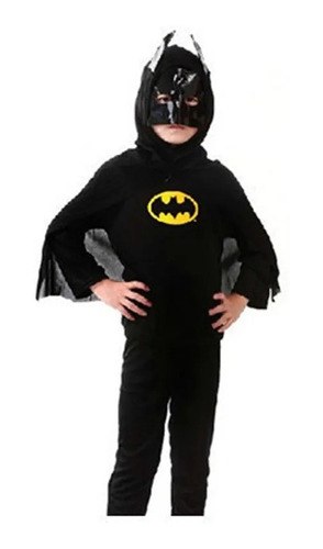 Disfraz Niños Batman Para 2 A 7 Años C/careta De Regalo