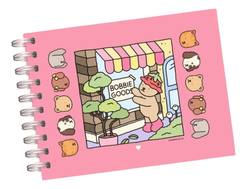 Kit Com 1 Livro De Colorir Bobbie Goods Capa Dura 50 Páginas