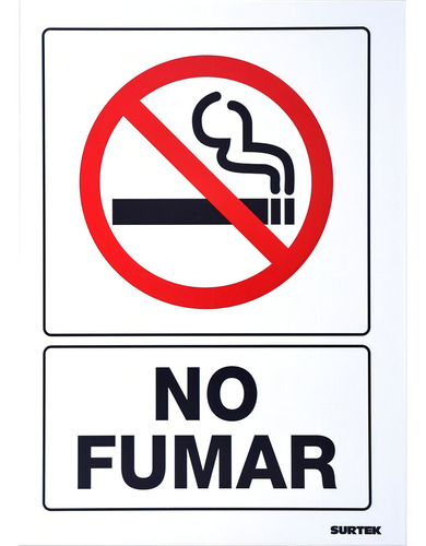 Señal De No Fumar Señaletica Prohibido Fumar