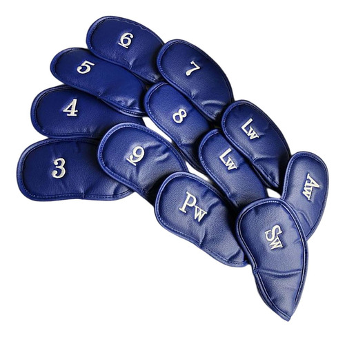 Juego De 12 Fundas Para Palos De Golf, Fundas Para Cabeza De