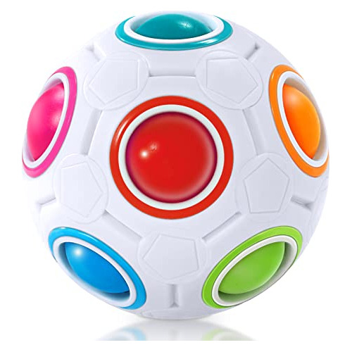 Magic Rainbow Puzzle Ball Speed Cube Ball Divertido Str...