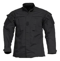 Comprar Chaquetilla Táctico Corte Acu Negro Ripstop Algodón\u002Fpoliéste