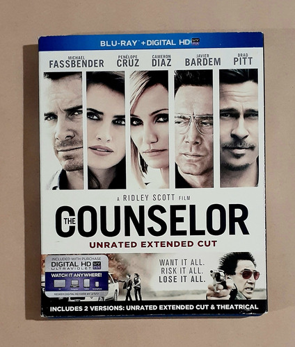 The Counselor -2 Discos Extendida- Blu-ray Original