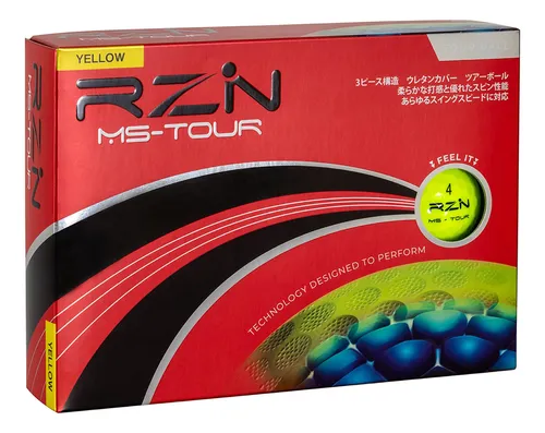 Pelotas De Golf Rzn Golf Ms-tour De Resina Caja De 3 Unida