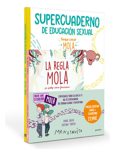 Estuche La Regla Mola Cuaderno Cast, De Anna Salvia. Editorial Montena En Español