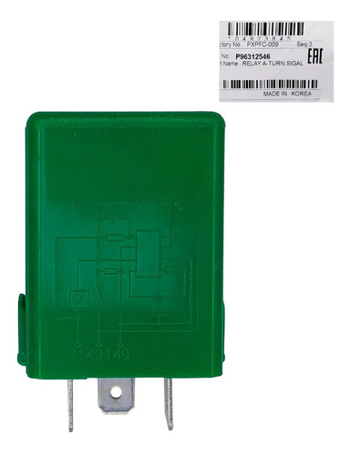 Imagen 3 de 6 de Rele Luz Intermitente Aveo 2005 2006 2007 Clasico Original
