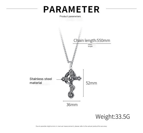 Collar Skull Cross