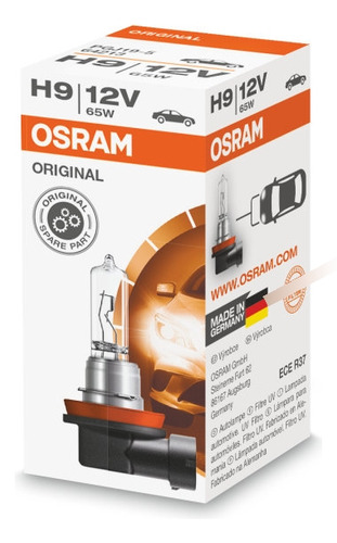 Lampara Original Line H9 Pgj19-5 12v 65w Osram 64213