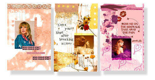 Libretas Journal Taylor Swift Speak Now, Lover Y Fearless