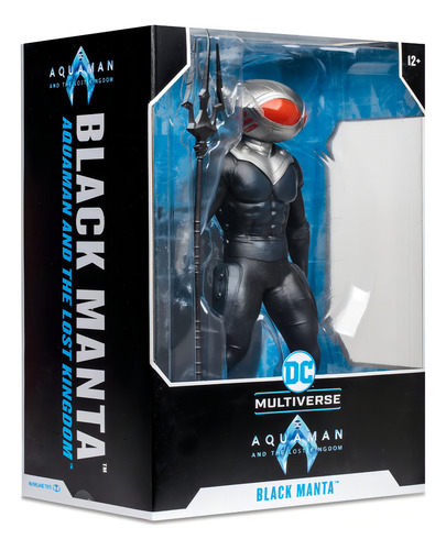 Estátua Sm Mcfarlane 12 Black Manta (Aquaman 2)