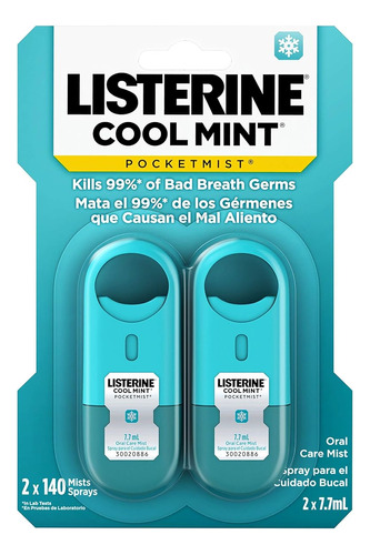 Listerine Cool Mint Pocketmist Sa - Unidad a $63975
