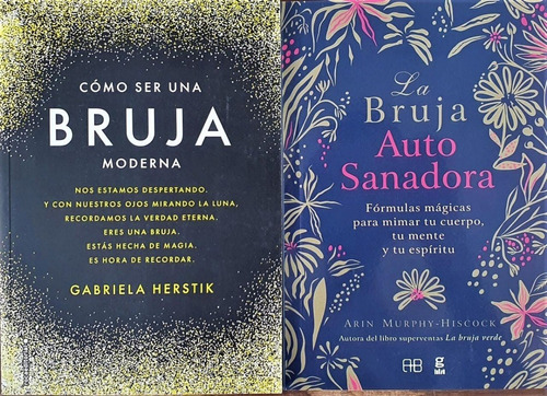 2 Libros Como Ser Una Bruja Herstik + Auto Sanadora Murphy