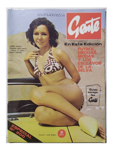 Revista Gente - Pedrito Ruiz 1974