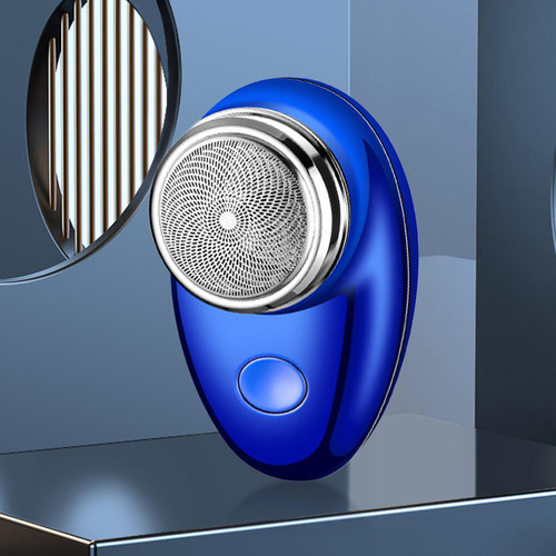 Xing 2 Mini Barbeadores Elétricos, Tamanho De Bolso, Azul