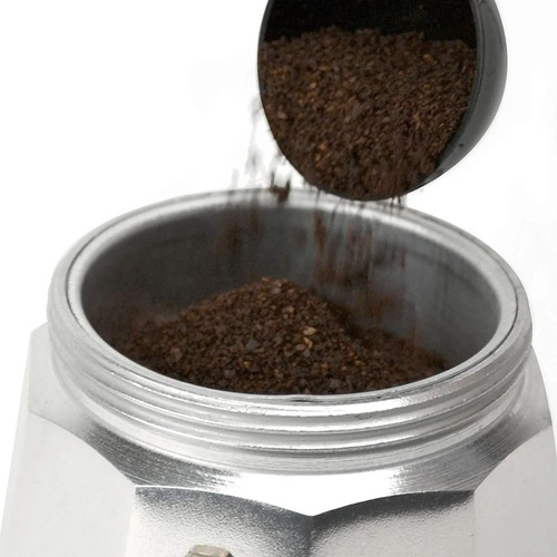 Cafetera Prensa Italiana 3 Pocillos Chica Aluminio