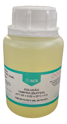 Solução Tampão Buffer Phmetro 7 250ml - Calibragem