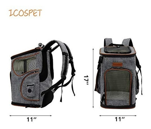 Mochila Para Mascotas Icospet Softsided Para Perros Peque