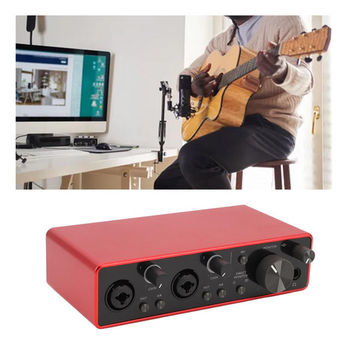 Interfaz De Audio Usb Para Focusrite Scarlett 2i2 3.ª