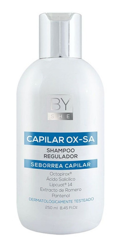 Shampoo Regulador Seborrea Capilar Ox Sa By She X 250 Ml