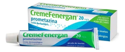 Cremefenergan Contra Coceiras Alergias Picadas De Insetos30g Momento de aplicação Dia/Noite Tipo de pele Normal