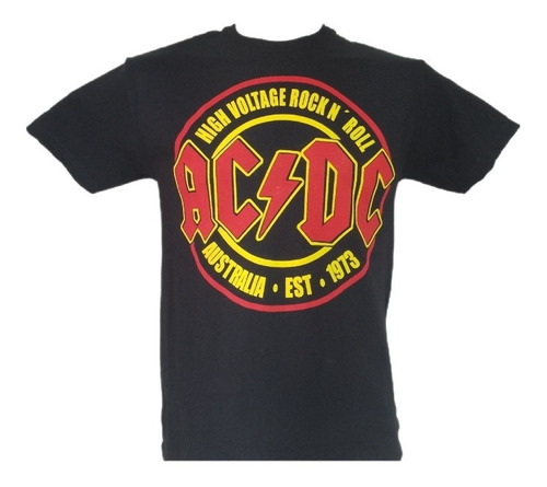 Playera Rock Ac Dc