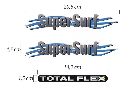 Emblema Super Surf (adesivo Saveiro) em Promoção na Americanas