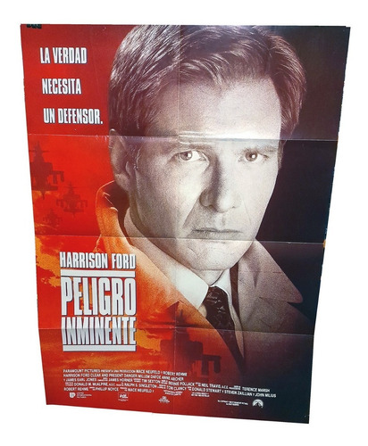 Poster Original De Cine Peligro Inminente - Doblado