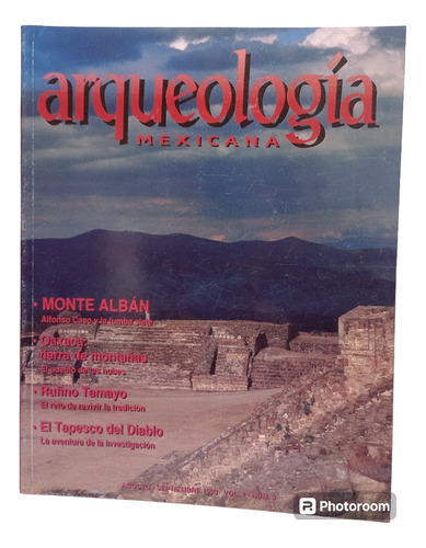 Revista Arqueología Mexicana Núm. 3 Agosto-septiembre 1993