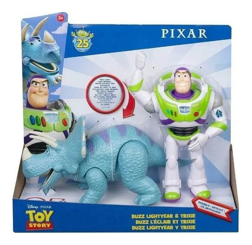 Figuras 30cm Toy Story 4 Buzz Lightyear & Trixie - Ggb26