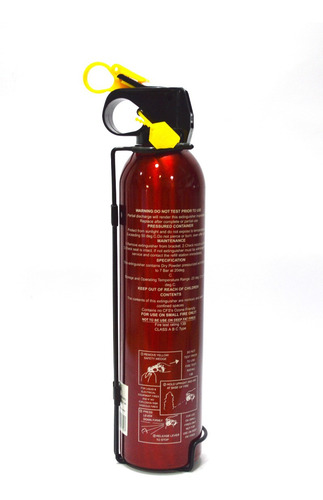 Imagen 4 de 5 de Extintor Aluminio Colores 0.5kg