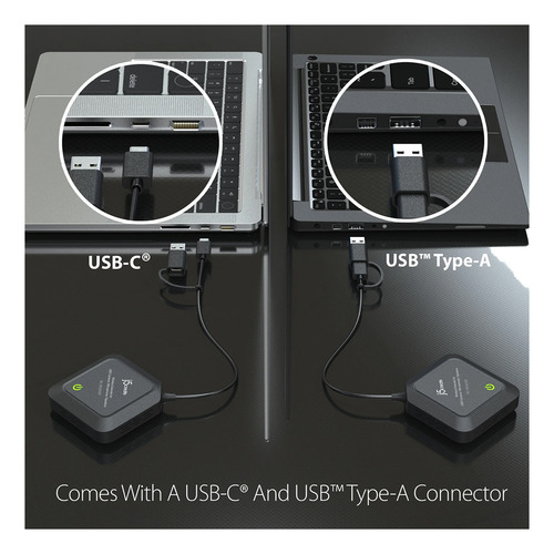 Extensor Inalámbrico Usb C/a Usb Negro