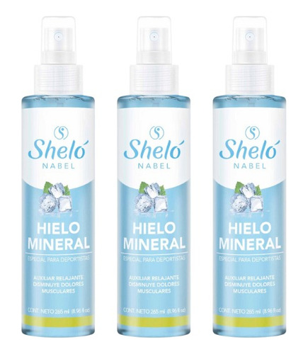 3 Pack Hielo Mineral Shelo
