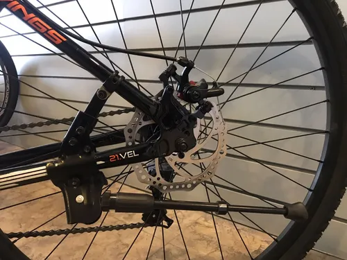 Pie De Apoyo Bicicleta Aluminio Regulable R24 28. Gravedad X