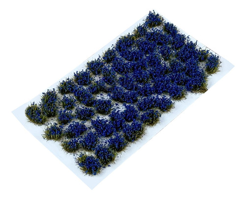 Aglomerado De Flores Em Miniatura Artificial, De Grama Azul