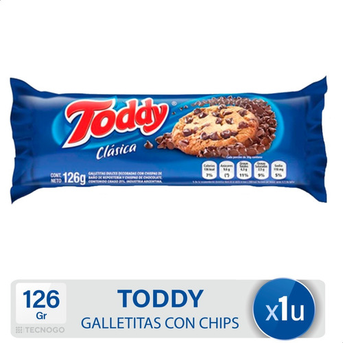 Oferta! Galletitas Toddy Chips Chocolate Cookies Galletas