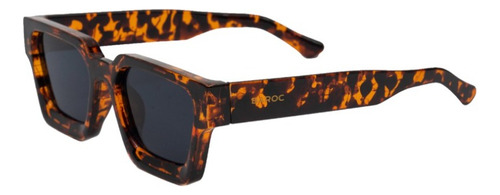 Lentes De Sol Baroc Unisex Square Animal Print Color de la lente Negro Color de la varilla Negro