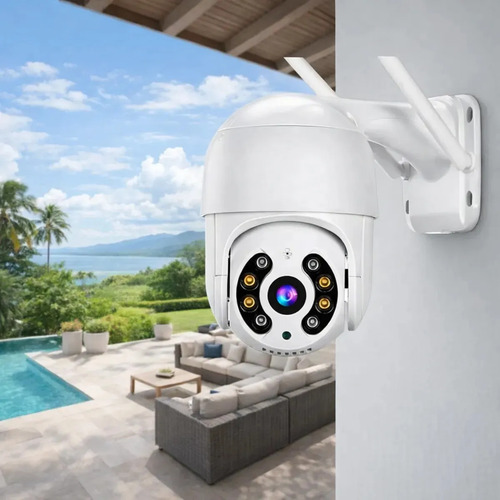 Câmera de Segurança IP Gistel A8 ICSEE Full HD 1080p, Wi-Fi e Visão Noturna
