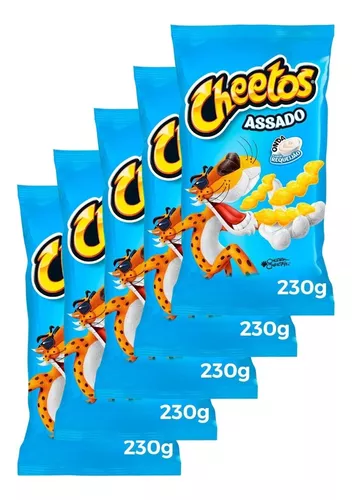 SALGADINHO DE MILHO CHEETOS ONDA REQUEIJÃO 230G - MERCEARIA