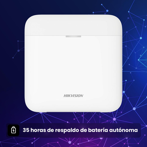 Repetidor de Señal HikVision AX Pro DS-PR1-WB Comunicación Inalámbrica 433 MHz Estable y Segura | Sensores Enlazados Automáticamente | Indicador LED | 35 Horas de Respaldo de Batería