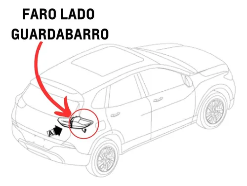 Faro Trasero Derecho Externo Chevrolet Onix Plus 2024