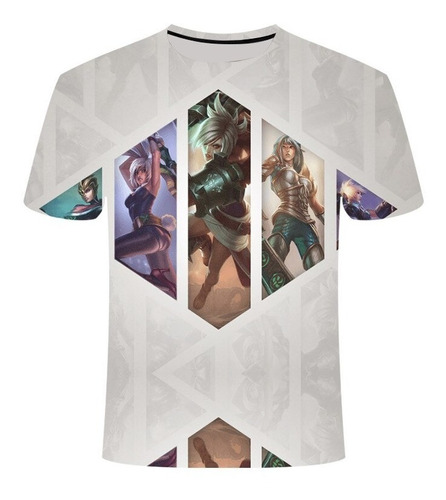 Polera League Of Legends Impresión Full 3d Adultos Hasta 6xl