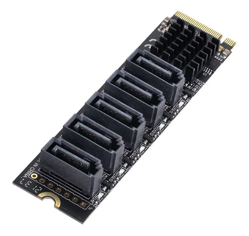 Nfhk Ngff Nvme M-key Pci Express Sata 3.0 6 Gbps 5 Puerto